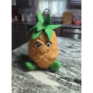 Vintage 1983 Del Monte Country Yumkin 11" Juicie Pineapple Plush Stuffed Animal